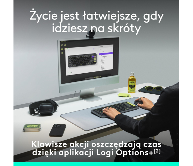 LOGITECH POP ICON Keys lilac 920-013074 - 1276196 - zdjęcie 9